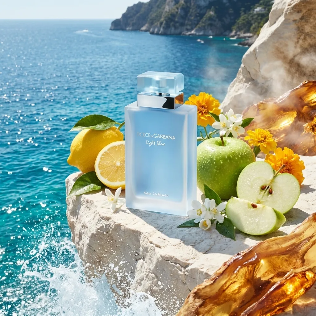 عطر ادکلن دلچه گابانا لایت بلو او اینتنس زنانه | Dolce Gabbana Light Blue Eau Intense